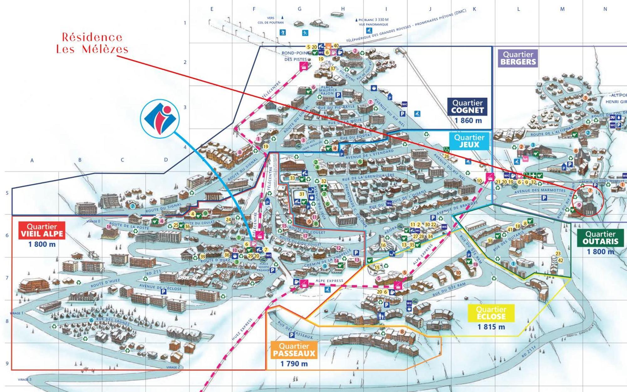 Homency - Les Melezes 14 Apartment Alpe d'Huez